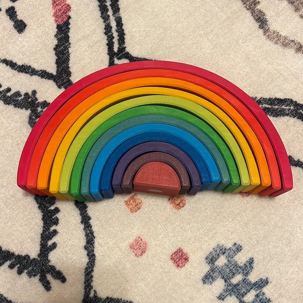 Large Grimms rainbow stacker